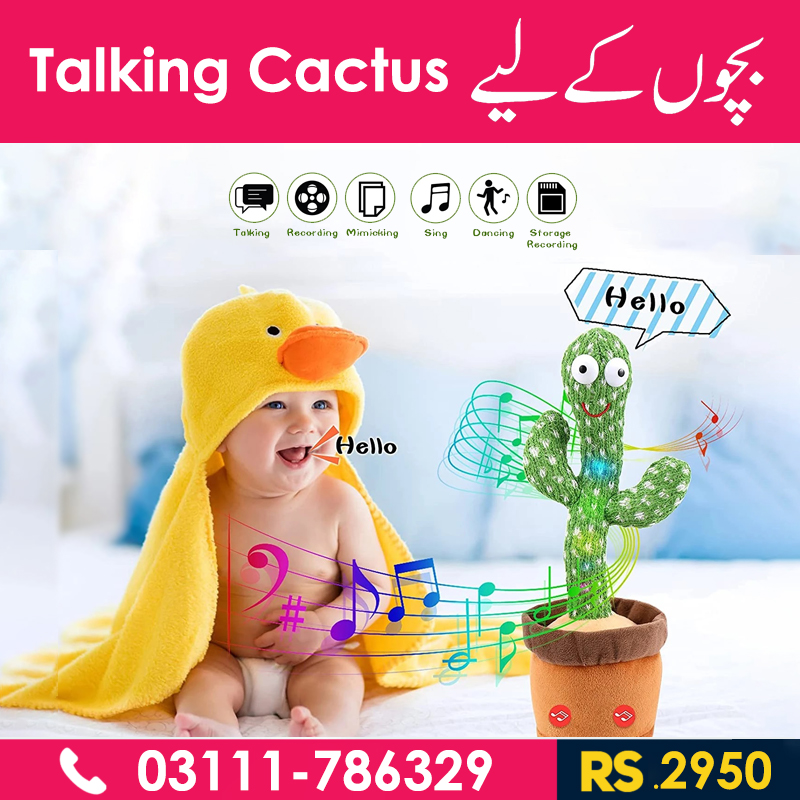 Lovely Talking Toy Dancing Cactus
